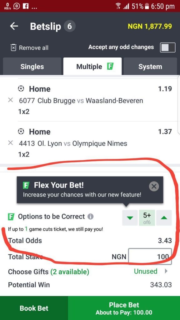 How Do I Flex My Bet On Sportybet